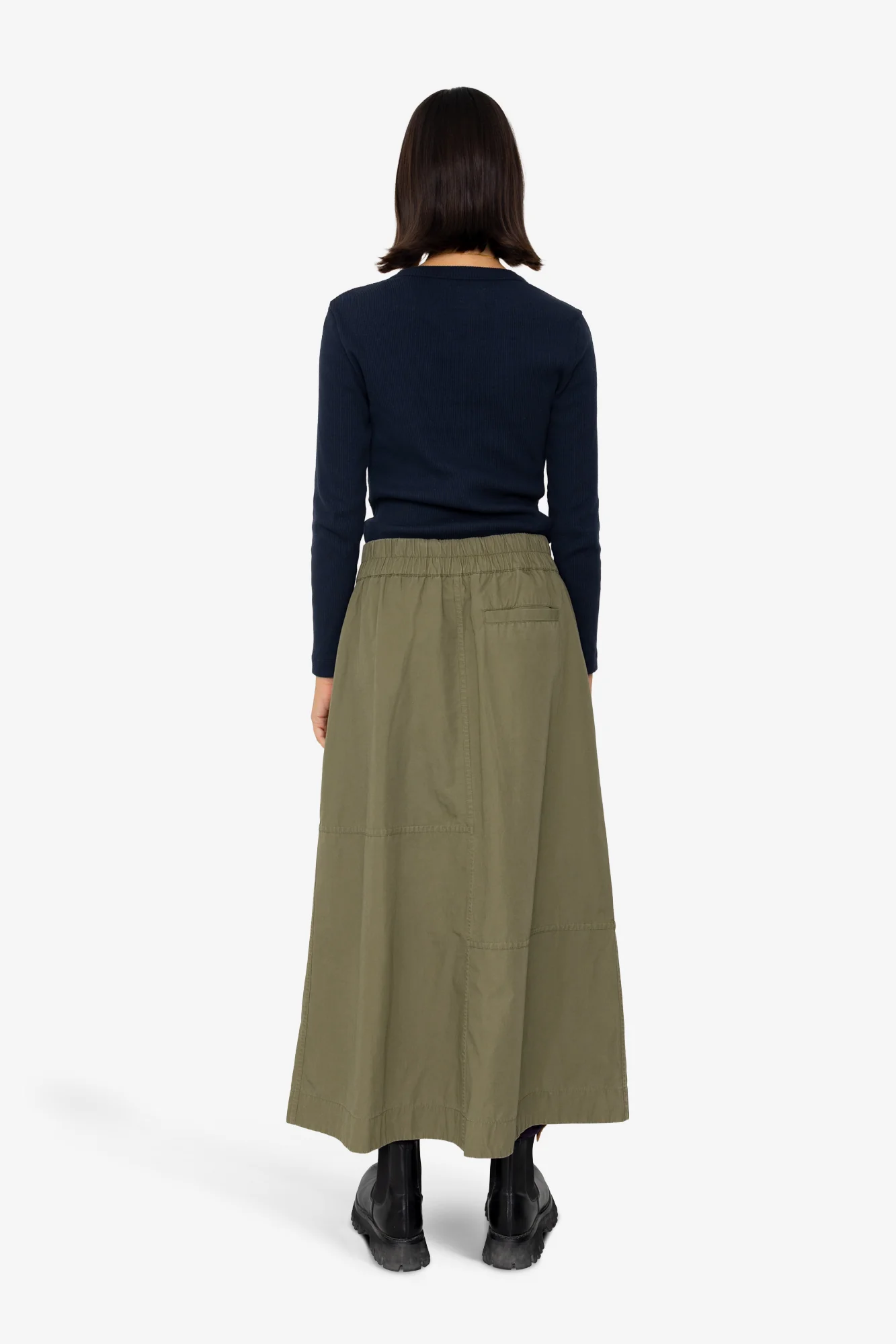 Maxi Skirt - Dark Olive - Image 9
