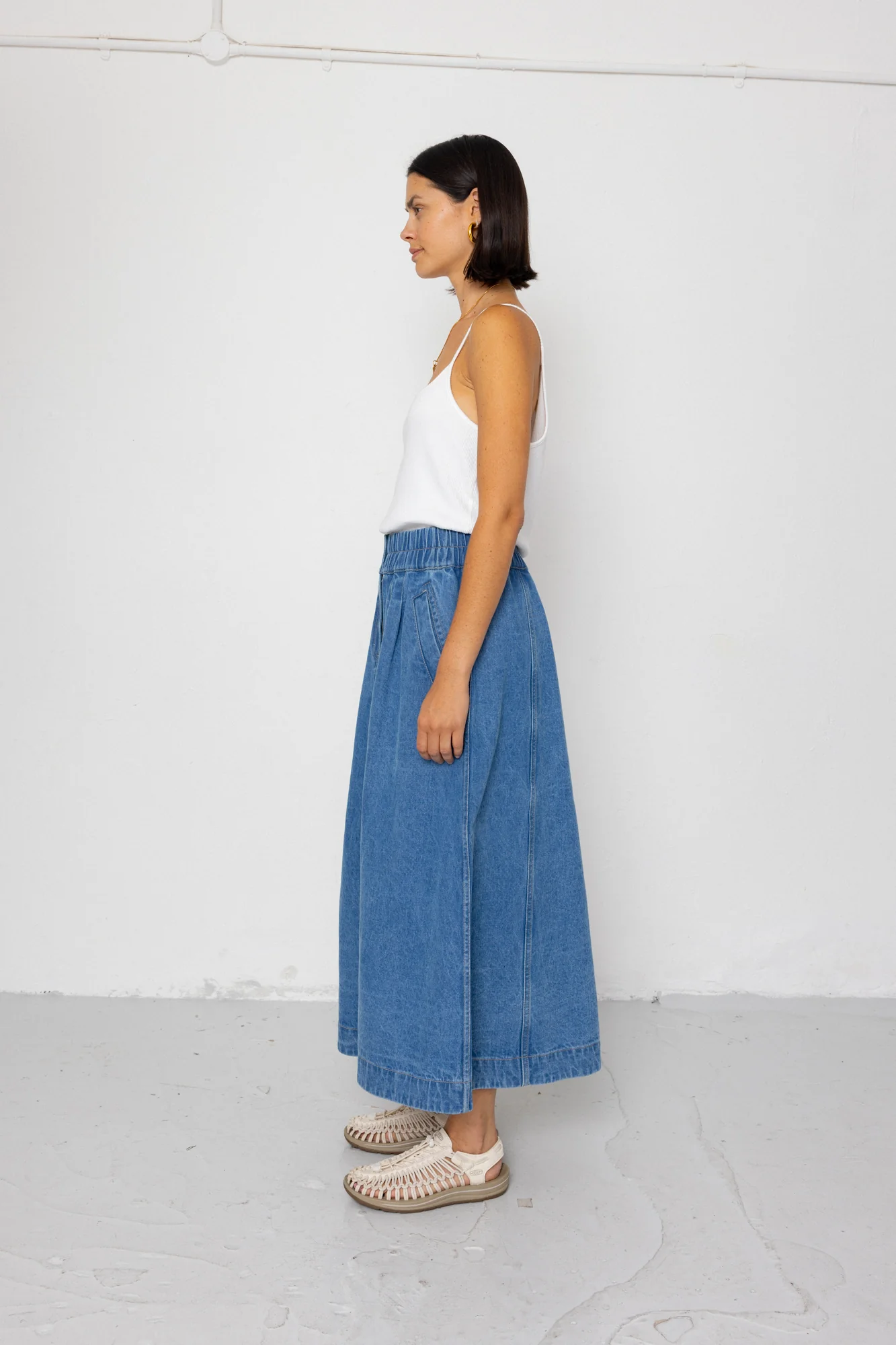 Maxi Skirt - Heavy Bleach Wash - Image 5