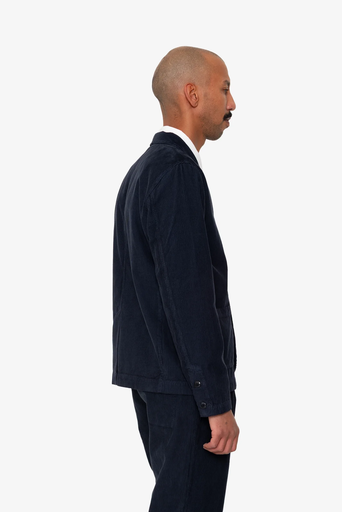 Patch Jacket - Navy Cord - Image 6