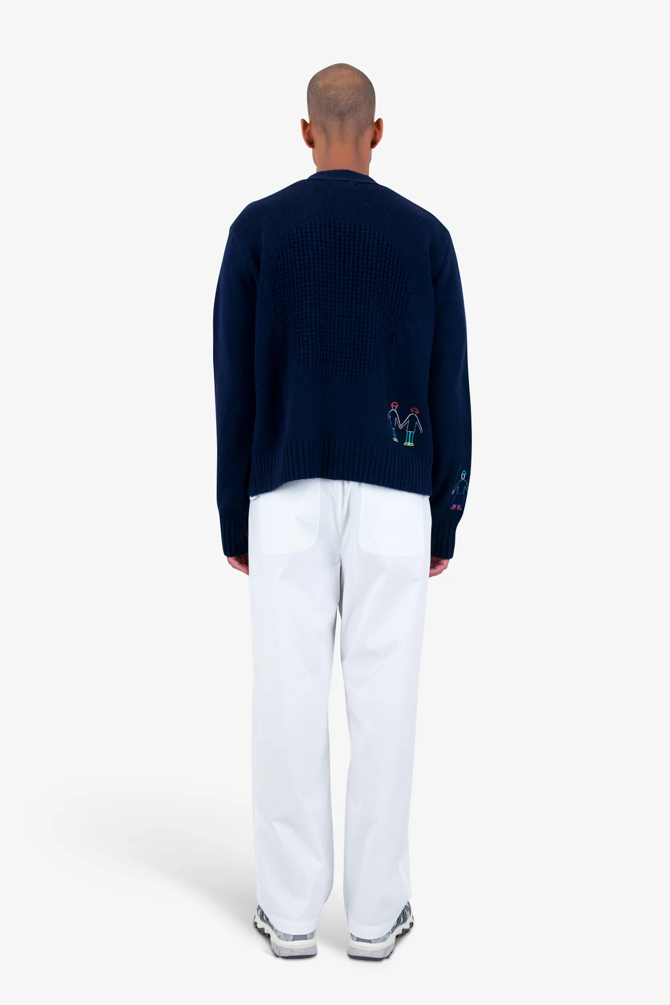 People Cardigan - Navy Mix - Image 10