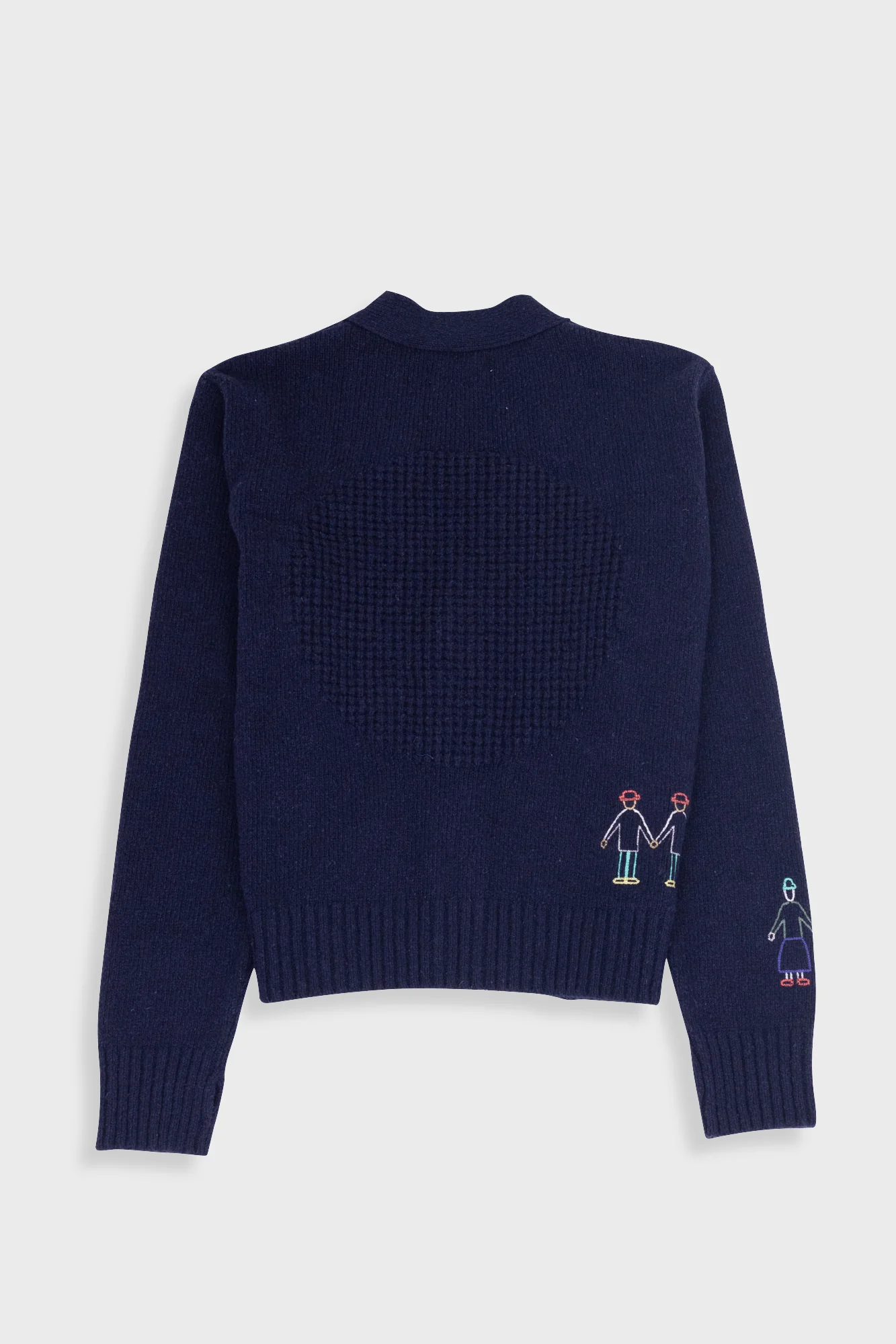 People Cardigan - Navy Mix - Image 11