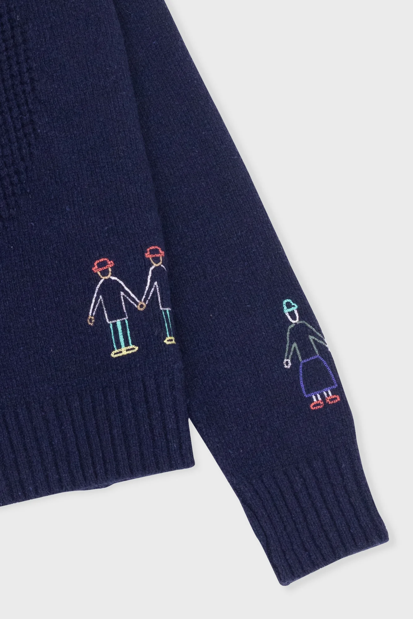 People Cardigan - Navy Mix - Image 7