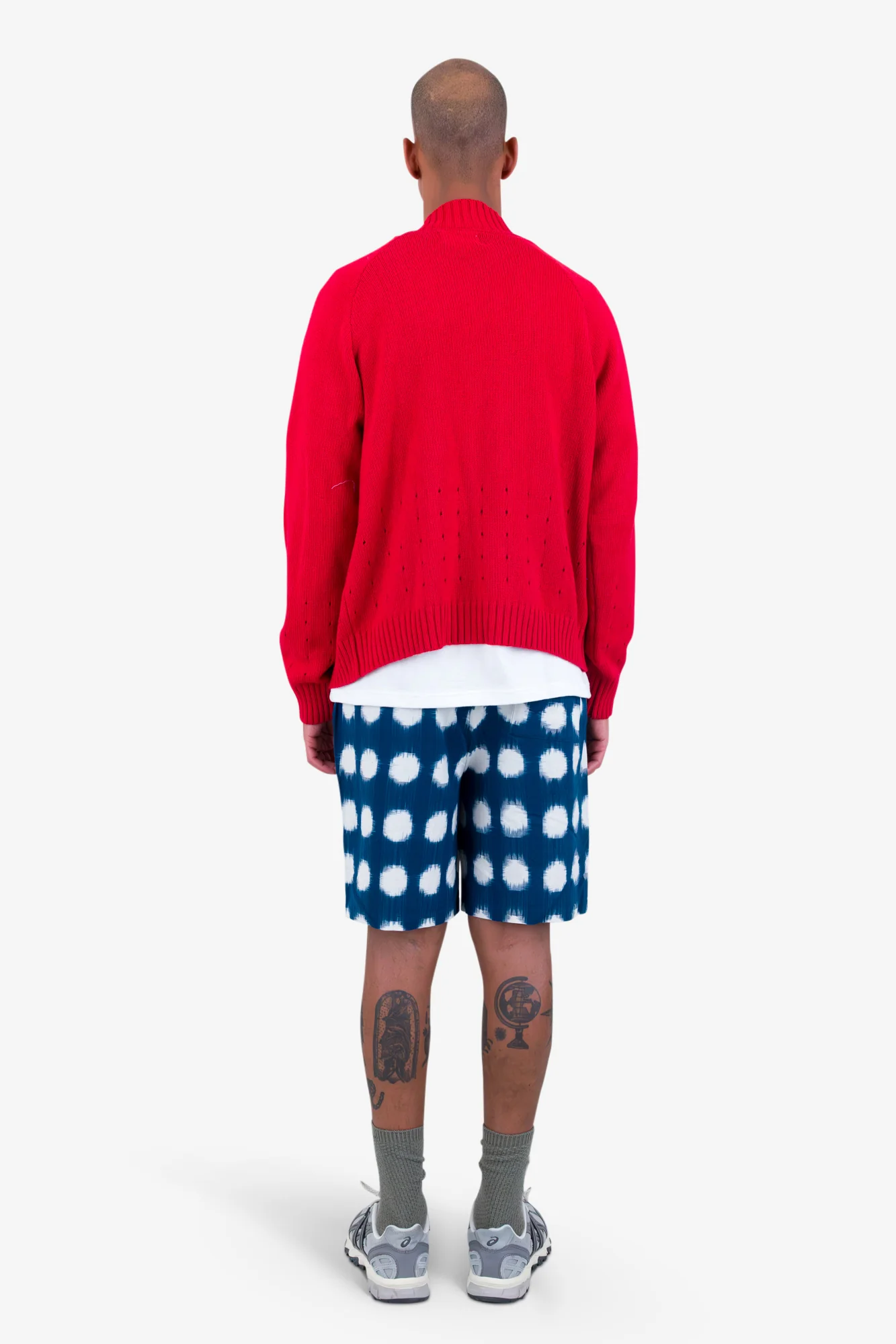 Pointelle Knit Bomber - Raspberry - Image 10