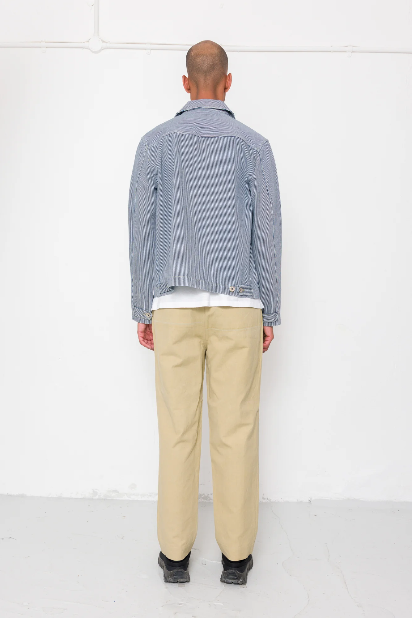 Prism Jacket - Indigo Ticking Stripe - Image 8