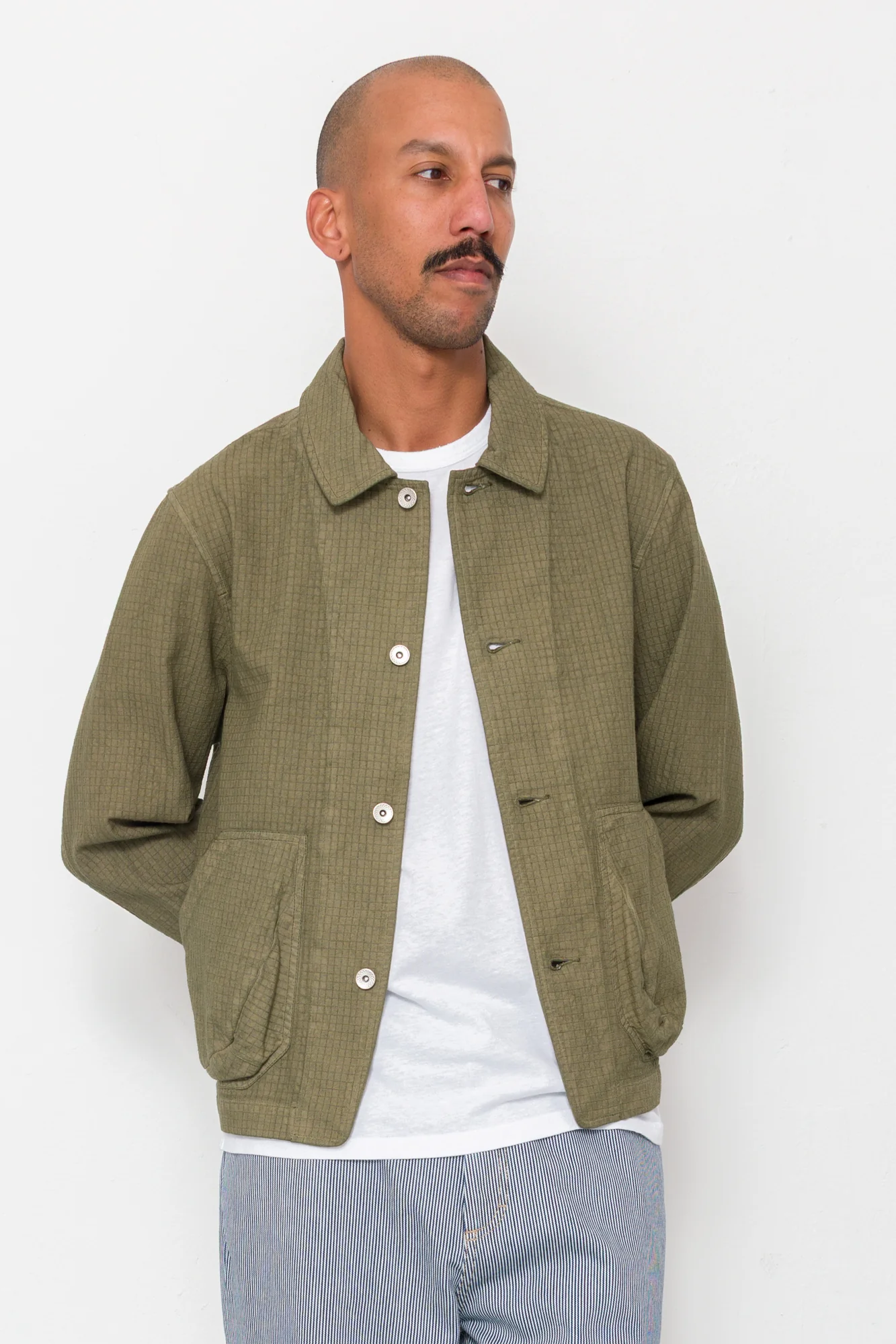 Prism Jacket - Olive Chunky Ripstop - Image 7