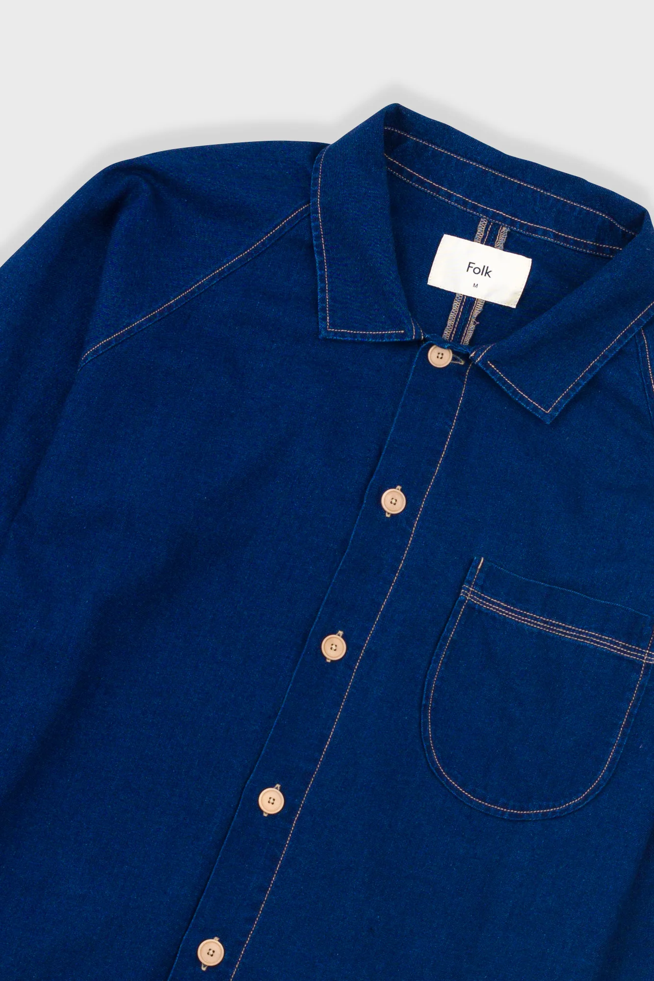 Raglan Shirt - Indigo Twill - Image 4