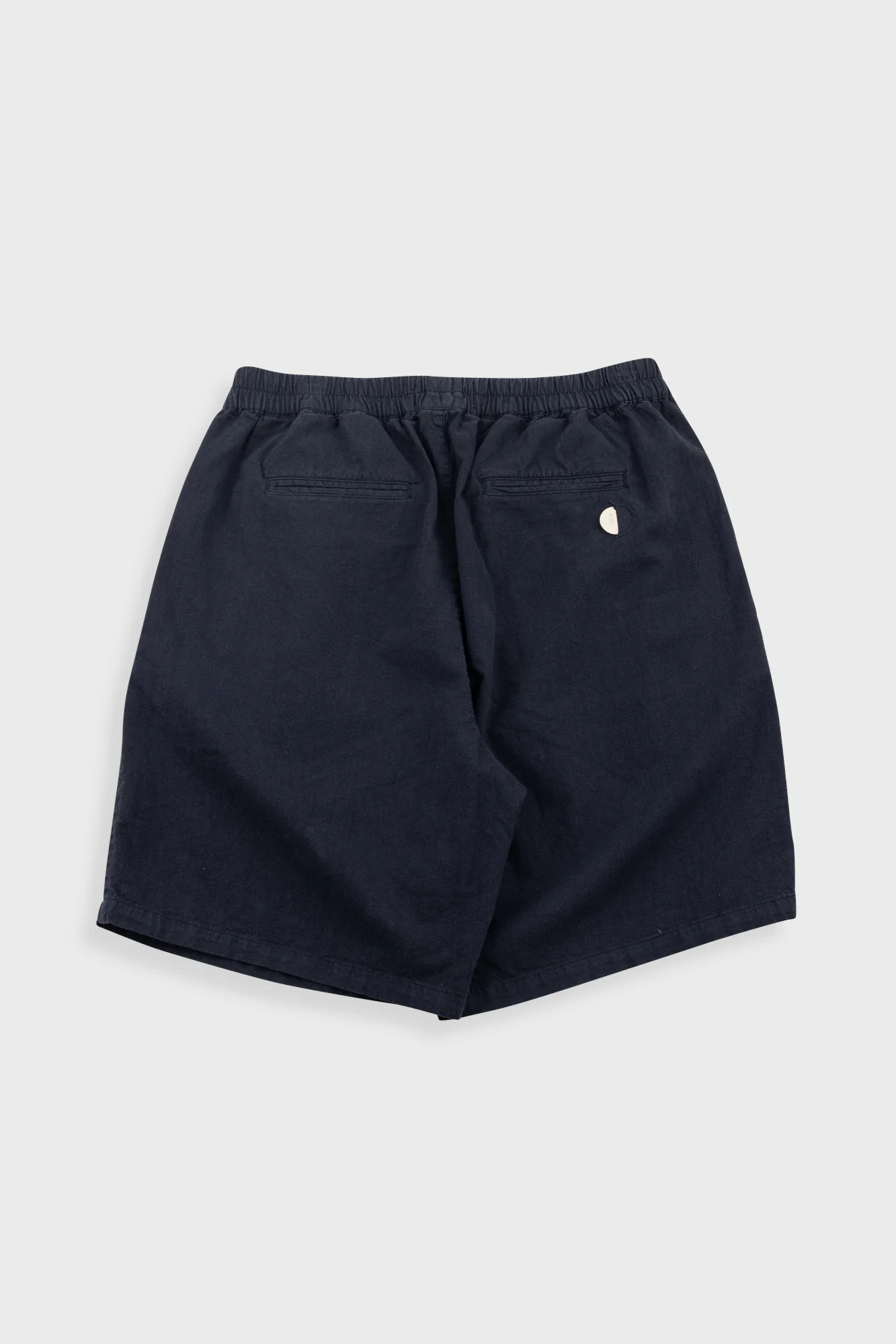 Relaxed Assembly Short - Black Cotton Linen - Image 9