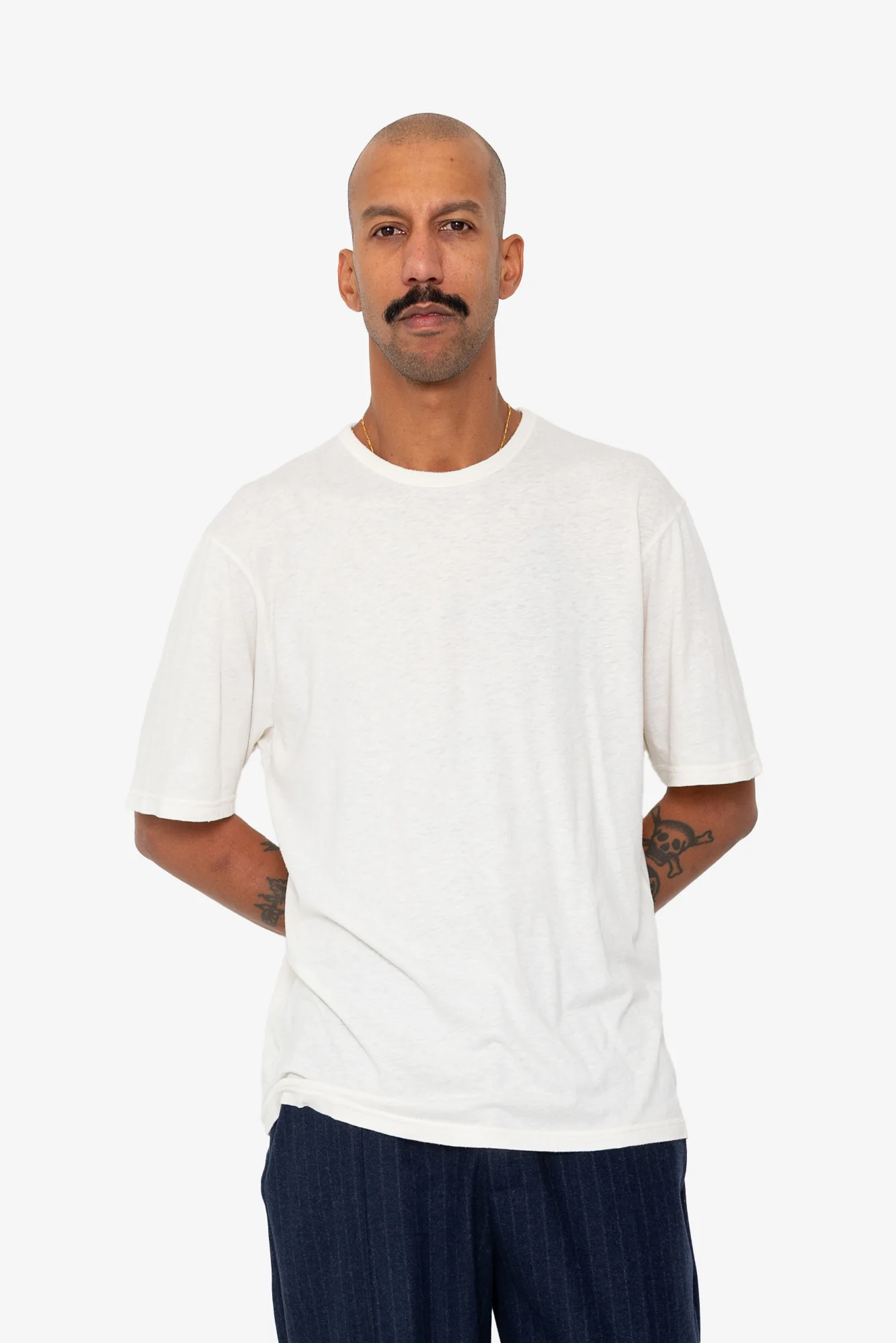 Relaxed Assembly T-Shirt - Ecru Nep - Image 7
