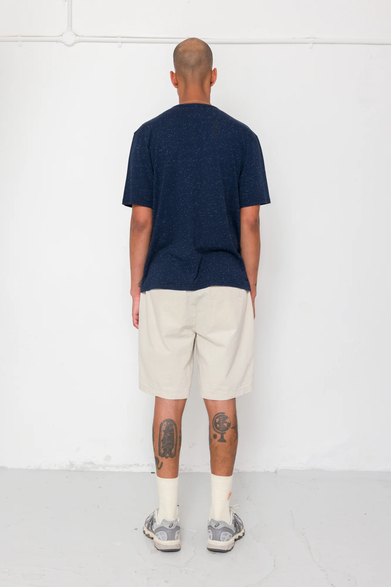 Relaxed Assembly T-Shirt - Navy Nep - Image 8