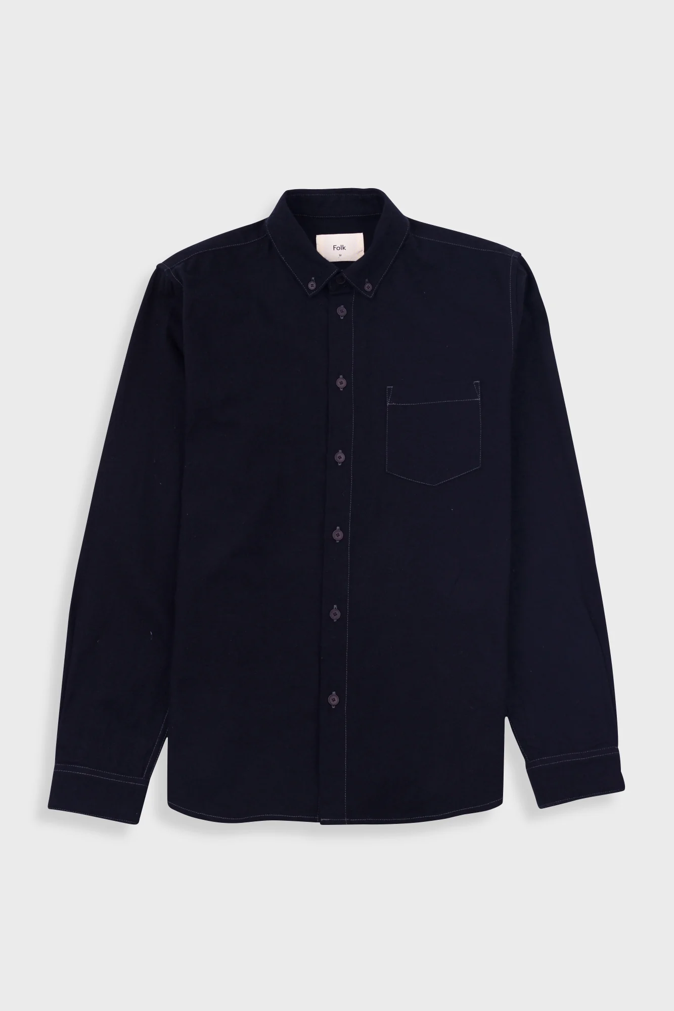 Relaxed Fit Shirt - Black Flannel