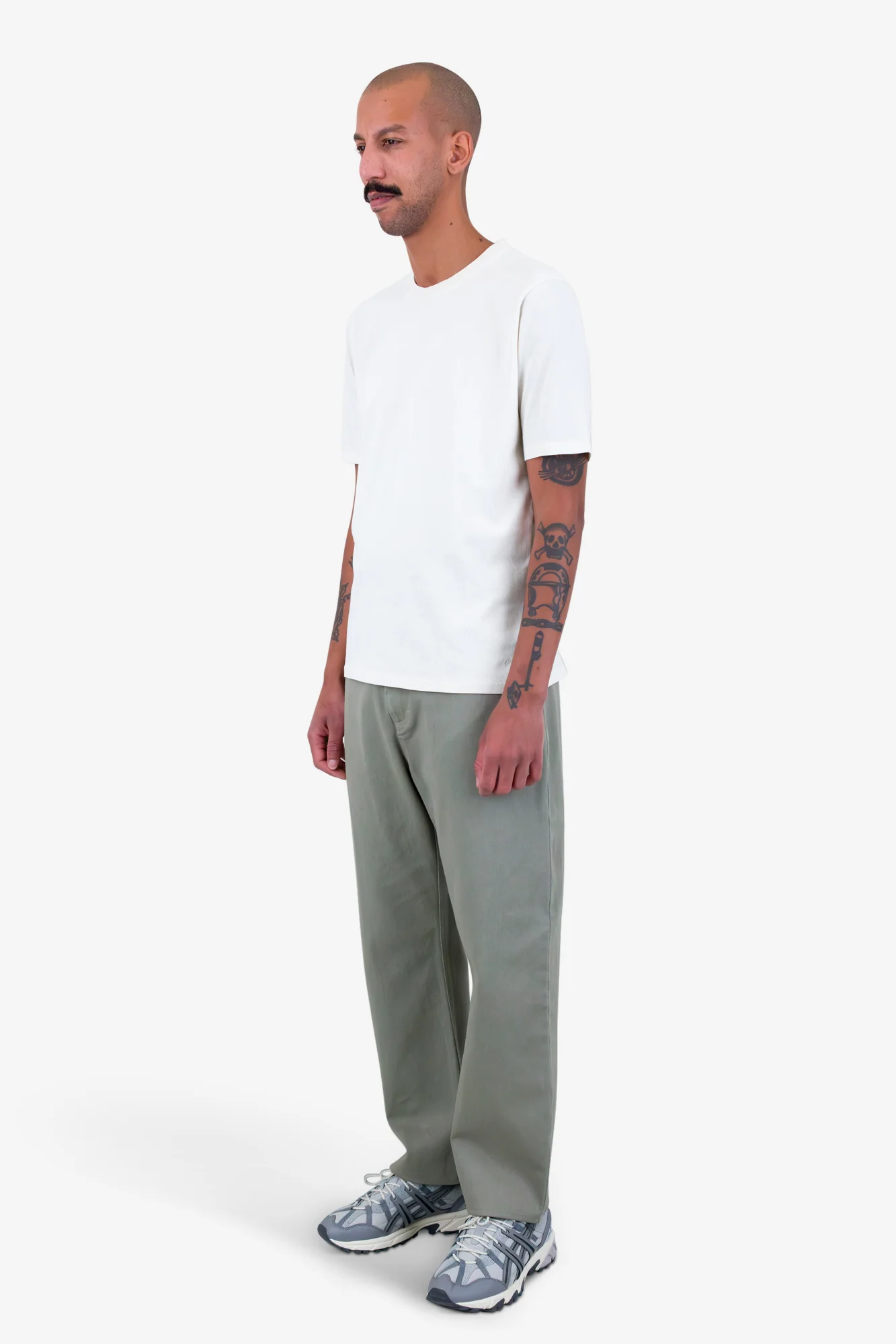 Short Sleeve Textured T-Shirt - Bright White - Image 3