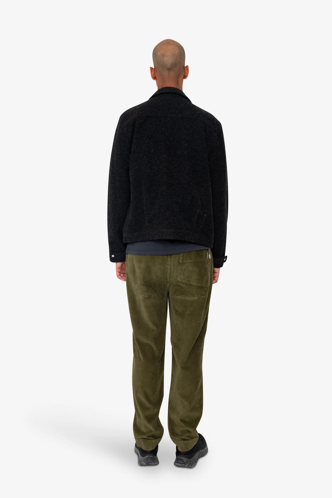 Signal Blouson - Charcoal Wool Twill - Image 8