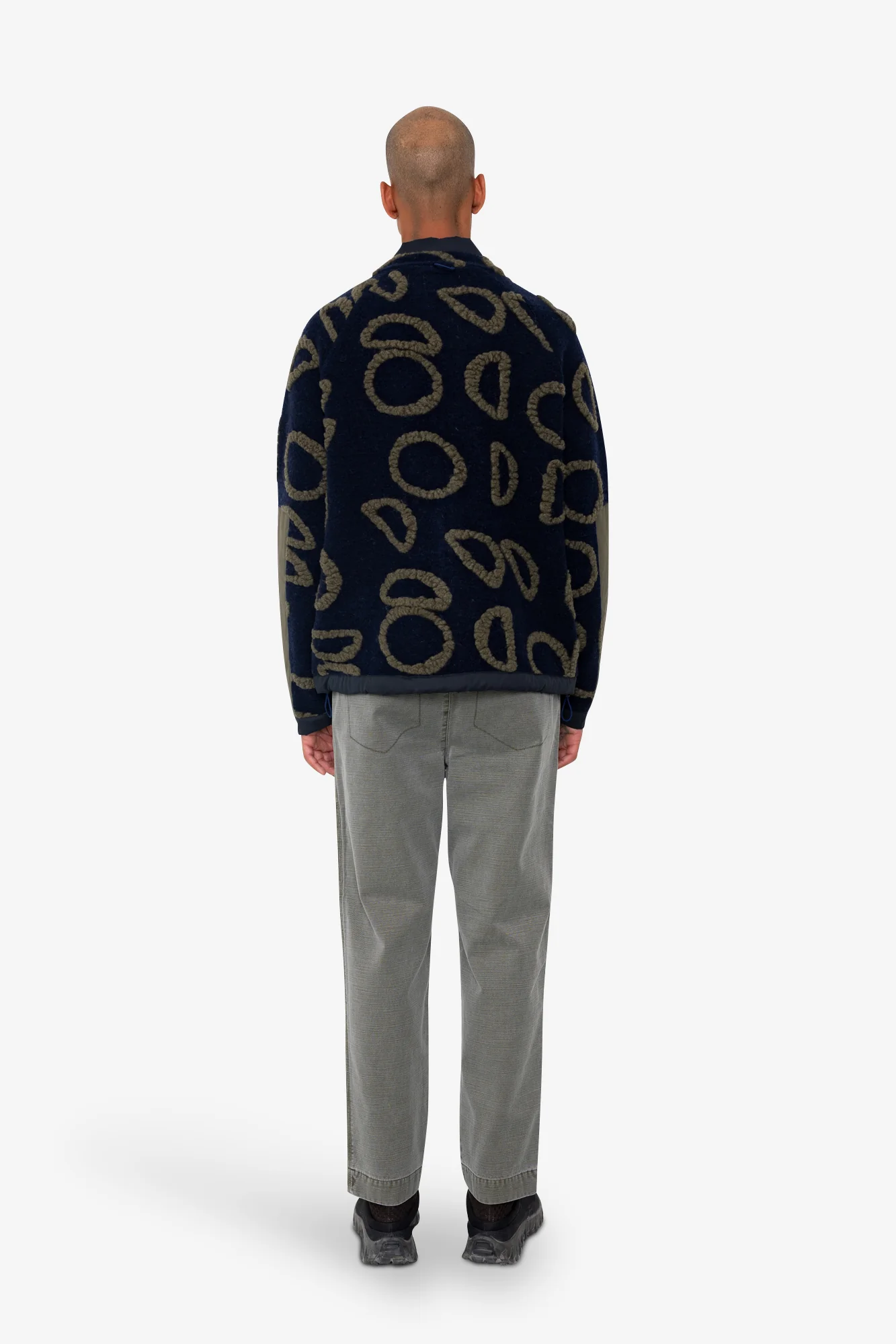 Signal Fleece - Navy Circle Jacquard - Image 9