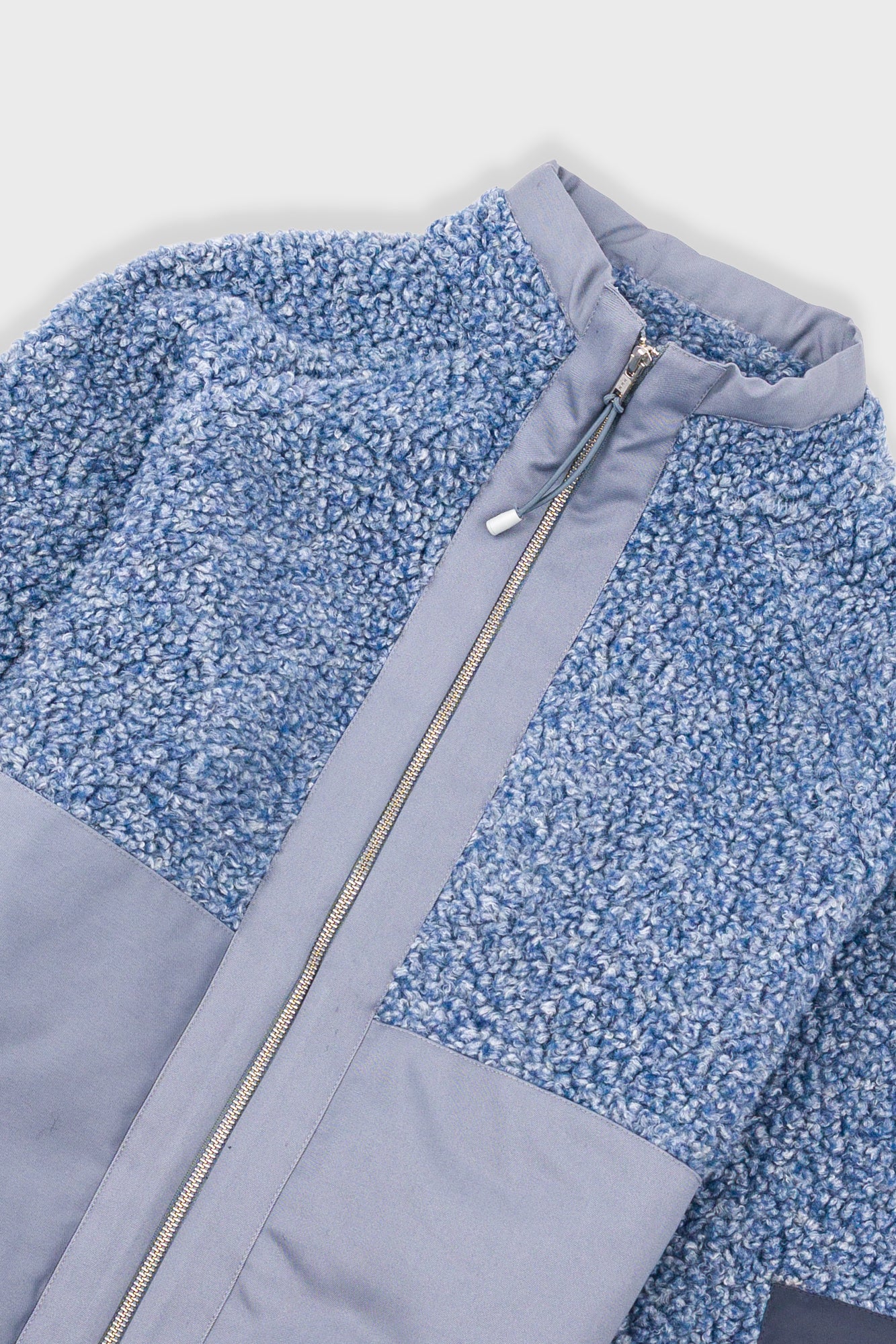 Signal Fleece - Soft Blue Curly Wool - Image 5
