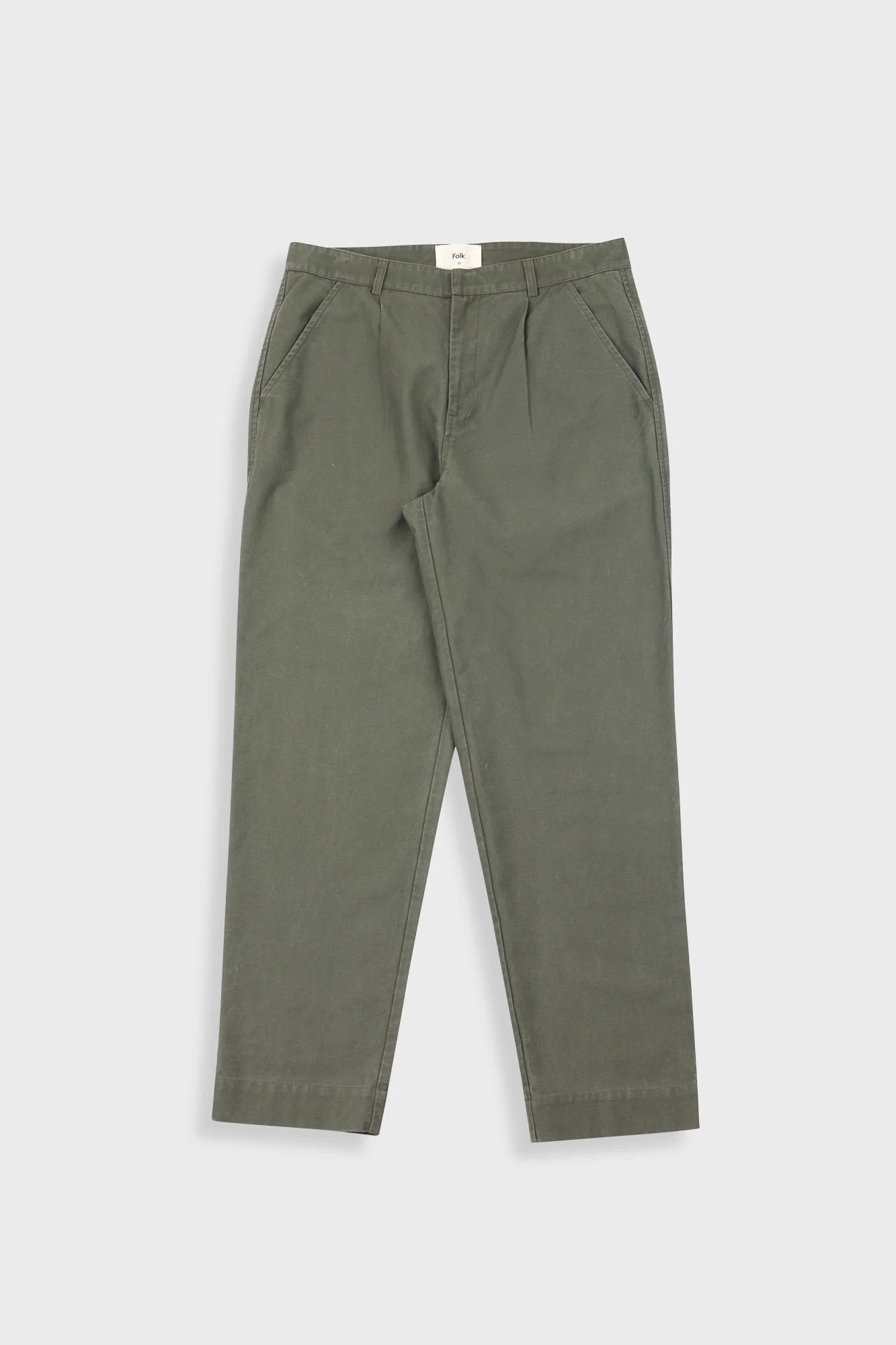 Signal Pant - Dark Olive Slub