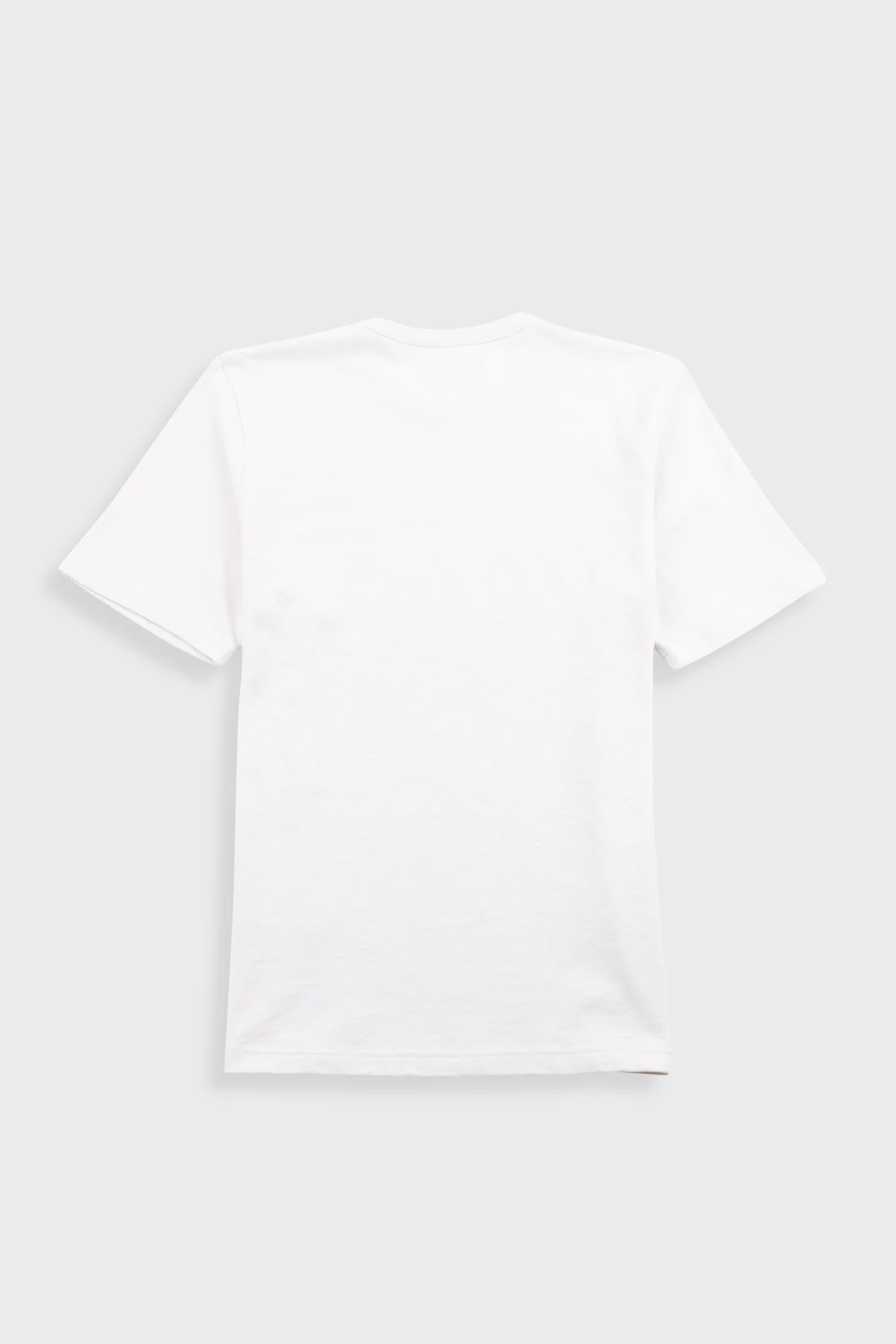 Slub Embroidered T-Shirt - Off White - Image 9