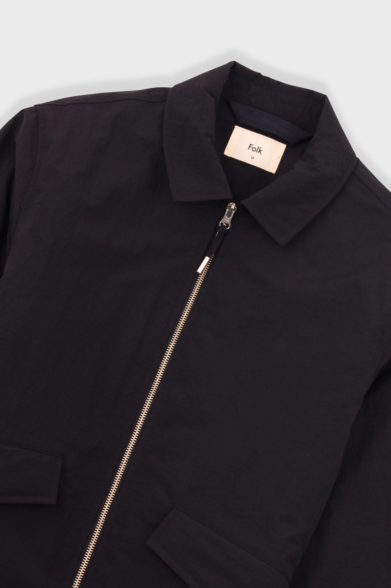 Wadded Bomber - Black Ripstop Nylon - Image 5