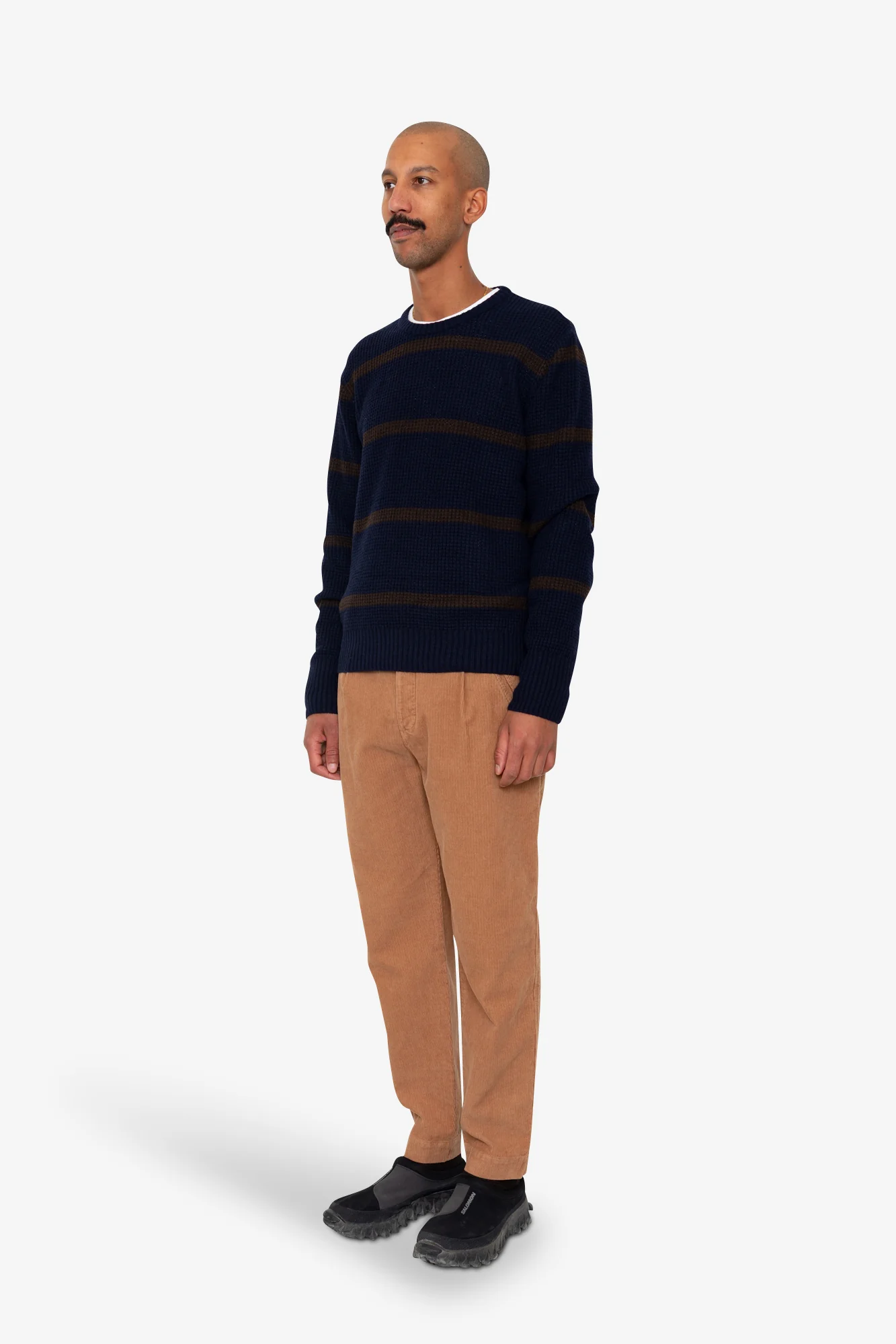 Waffle Crew - Navy Espresso Stripe - Image 3