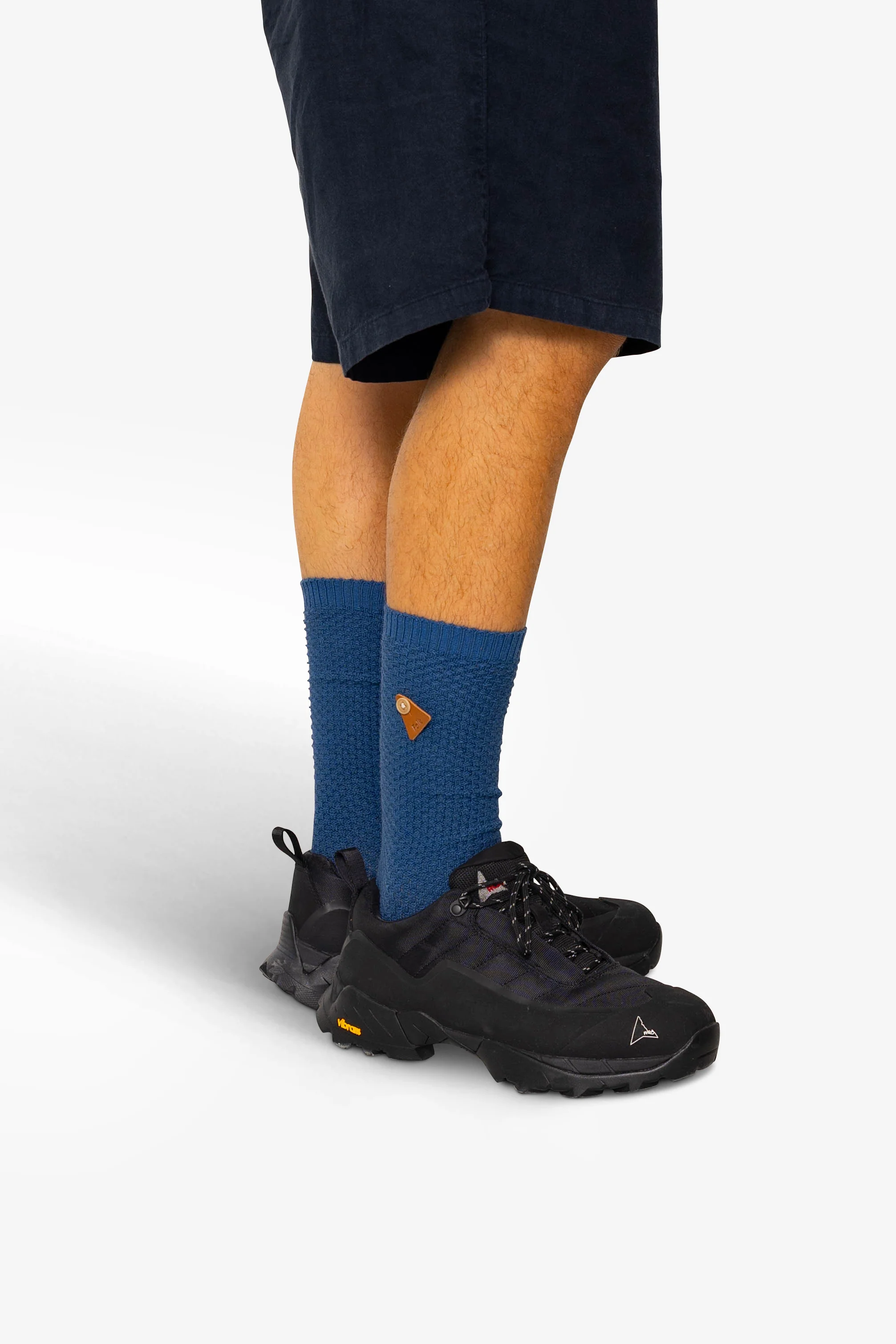 Waffle Socks - Indigo - Image 3