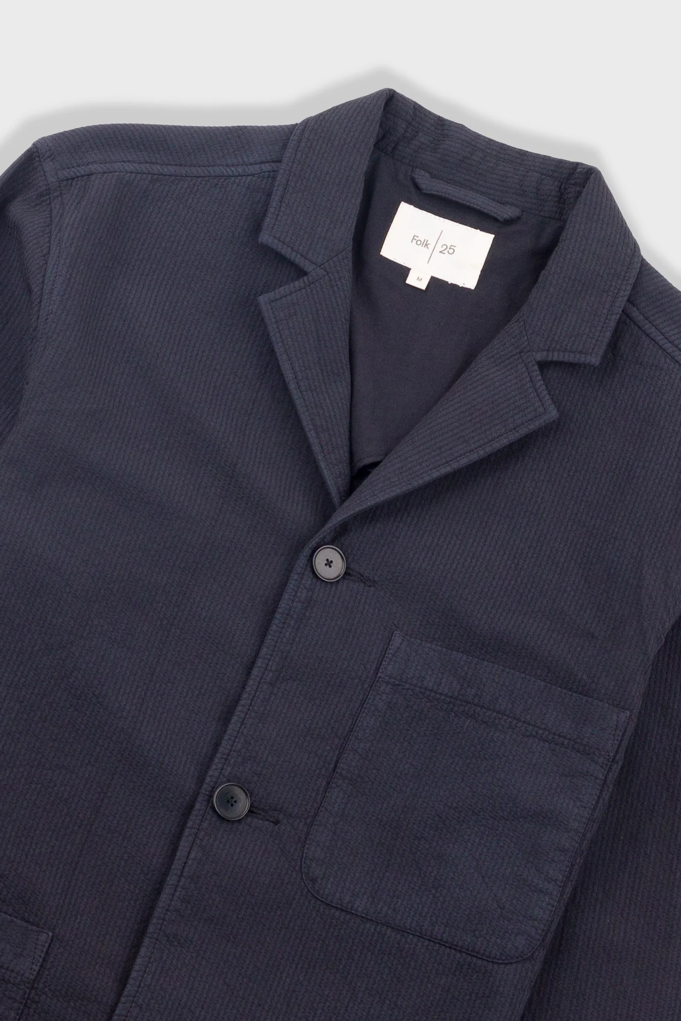 Wide Fit Blazer - Soft Black Topstitch - Image 5