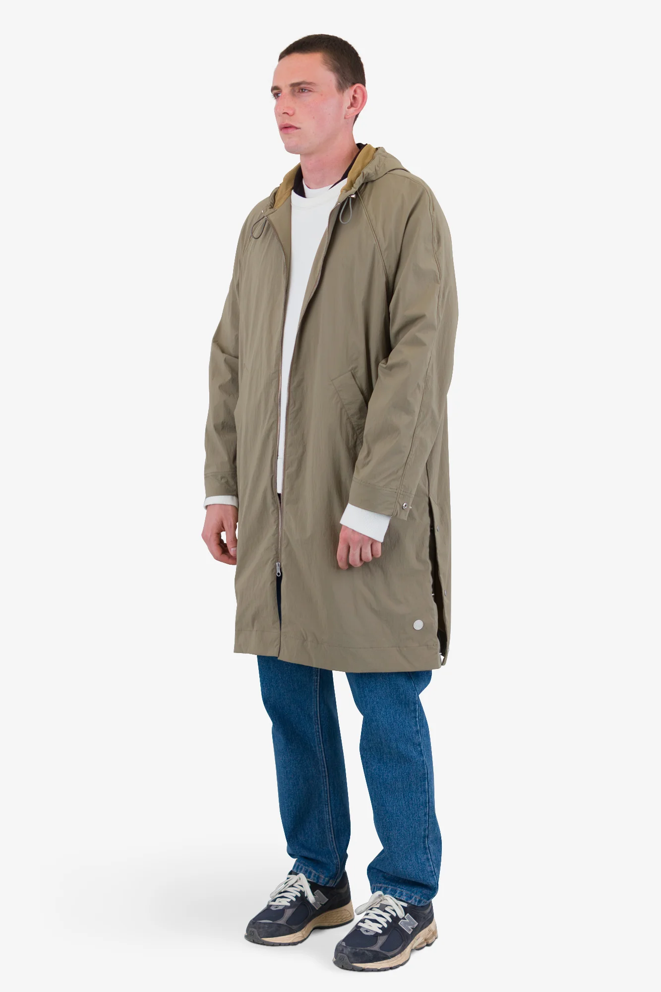 Hooded Anorak - Khaki - Image 3
