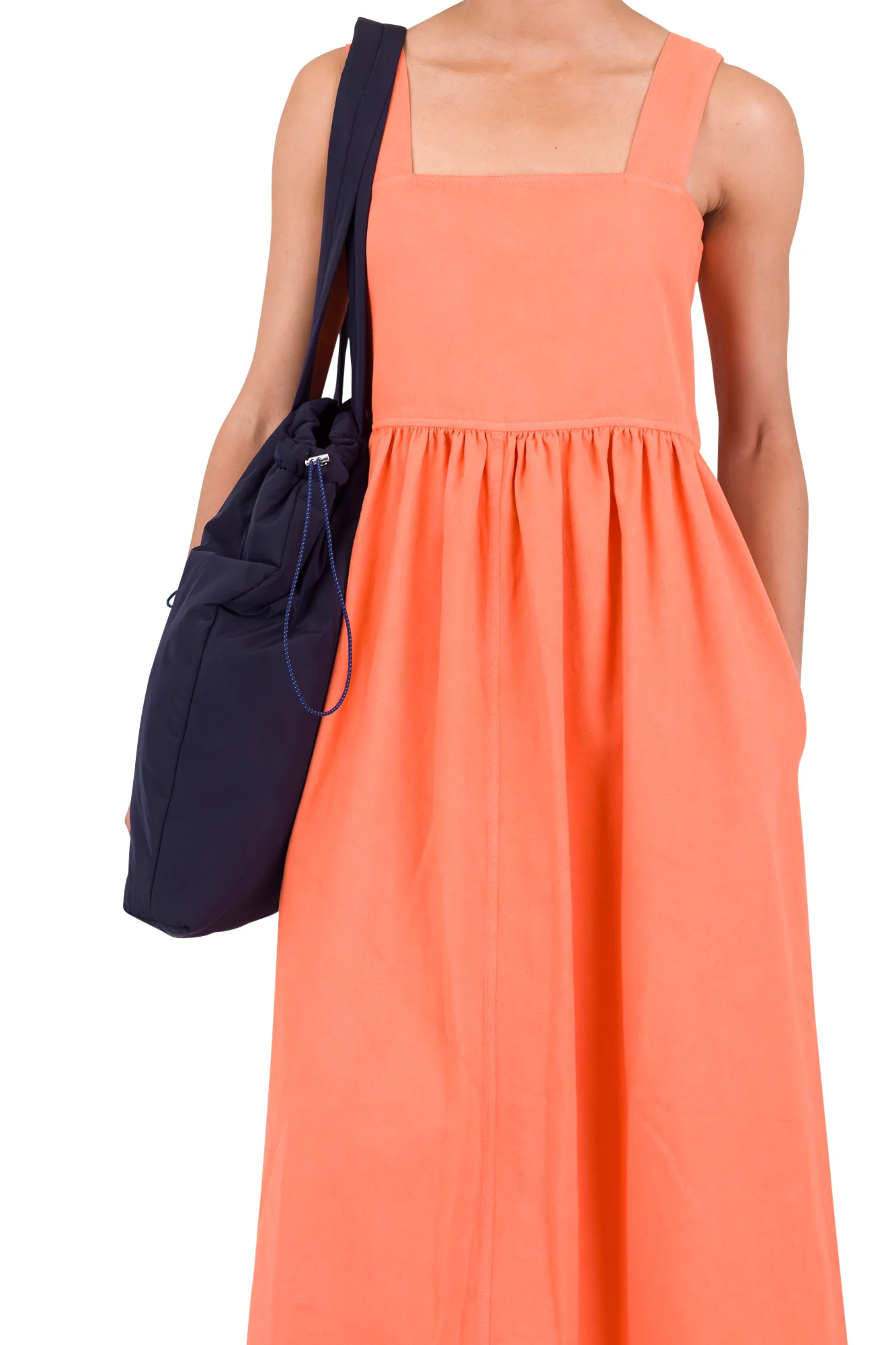 Midi Day Dress - Dark Orange - Image 5