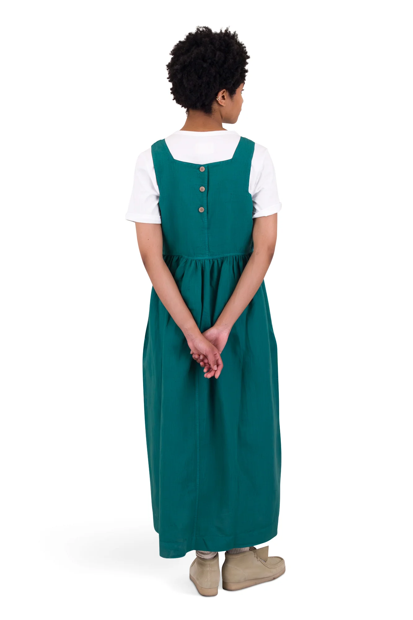 Midi Day Dress - Teal - Image 6