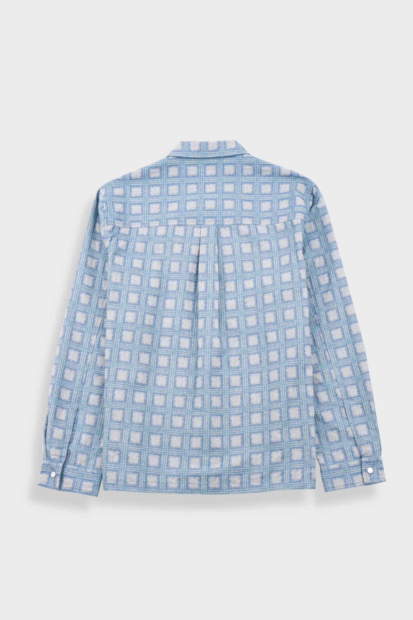 Patch Overshirt - Blue Tile Tapestry - Image 9
