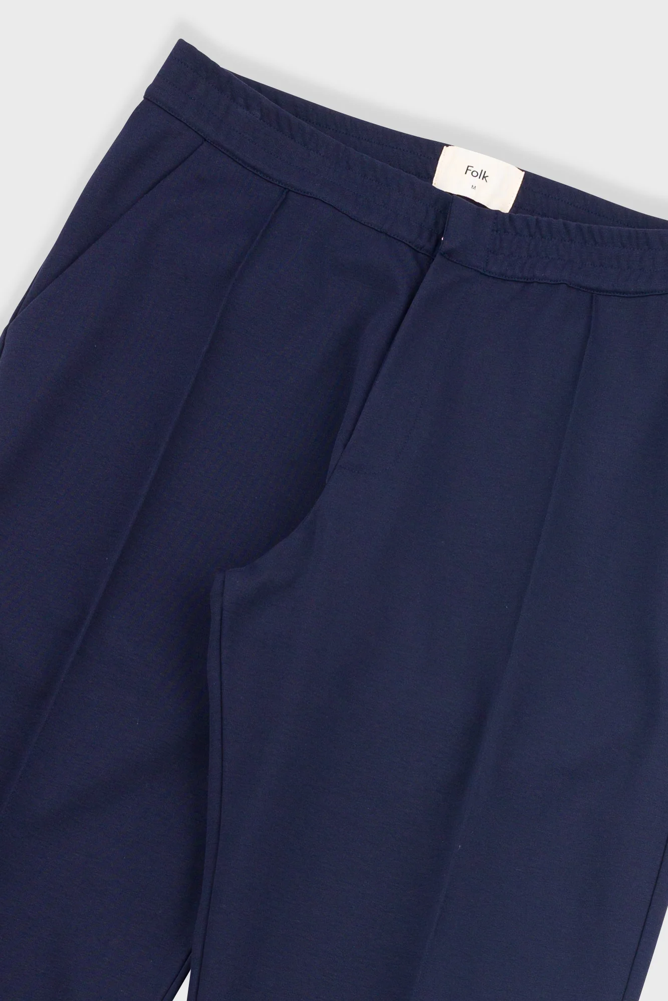 Pintuck Jersey Trouser - Navy - Image 5