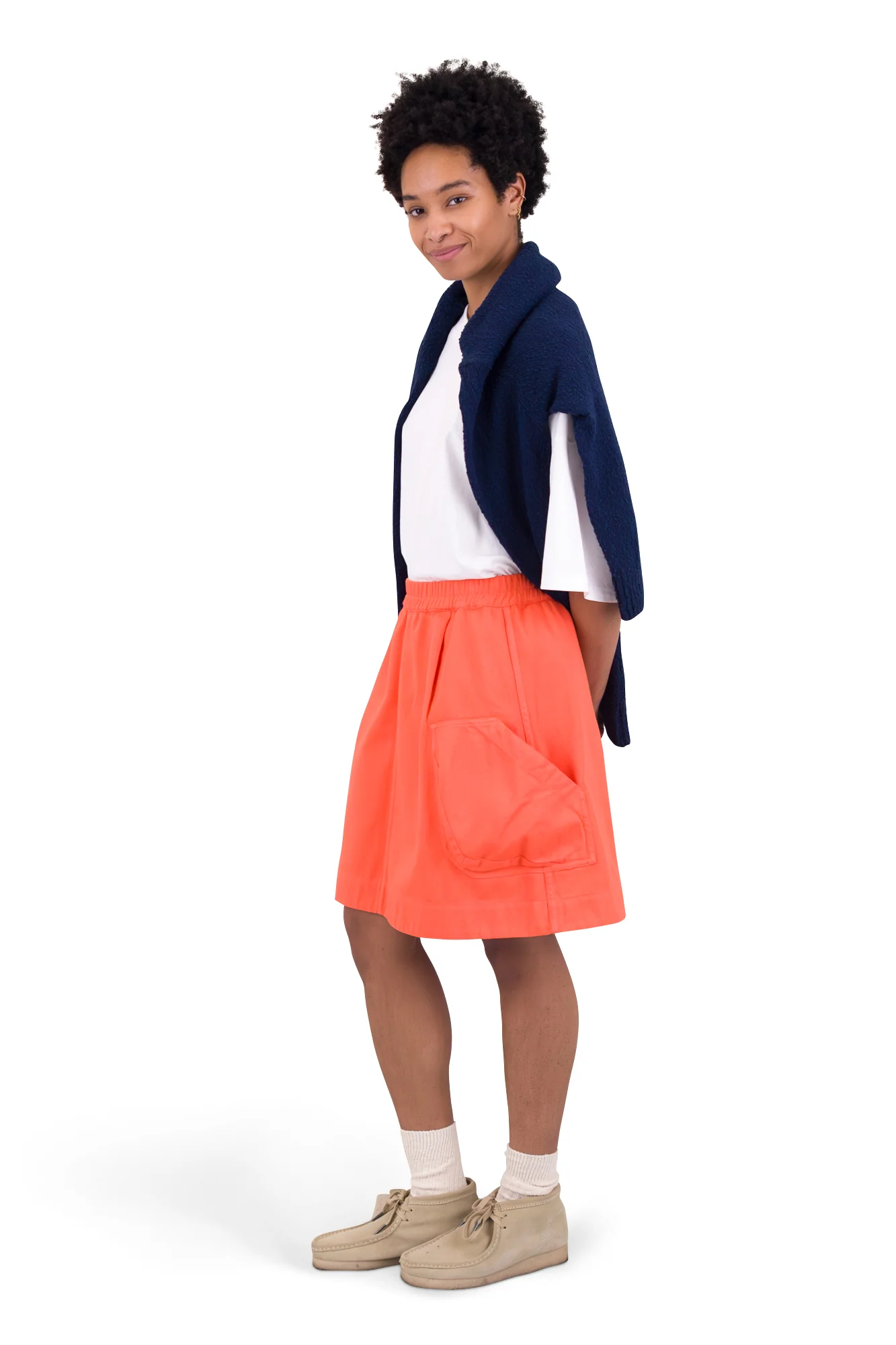 Prism Skirt - Coral Twill - Image 7