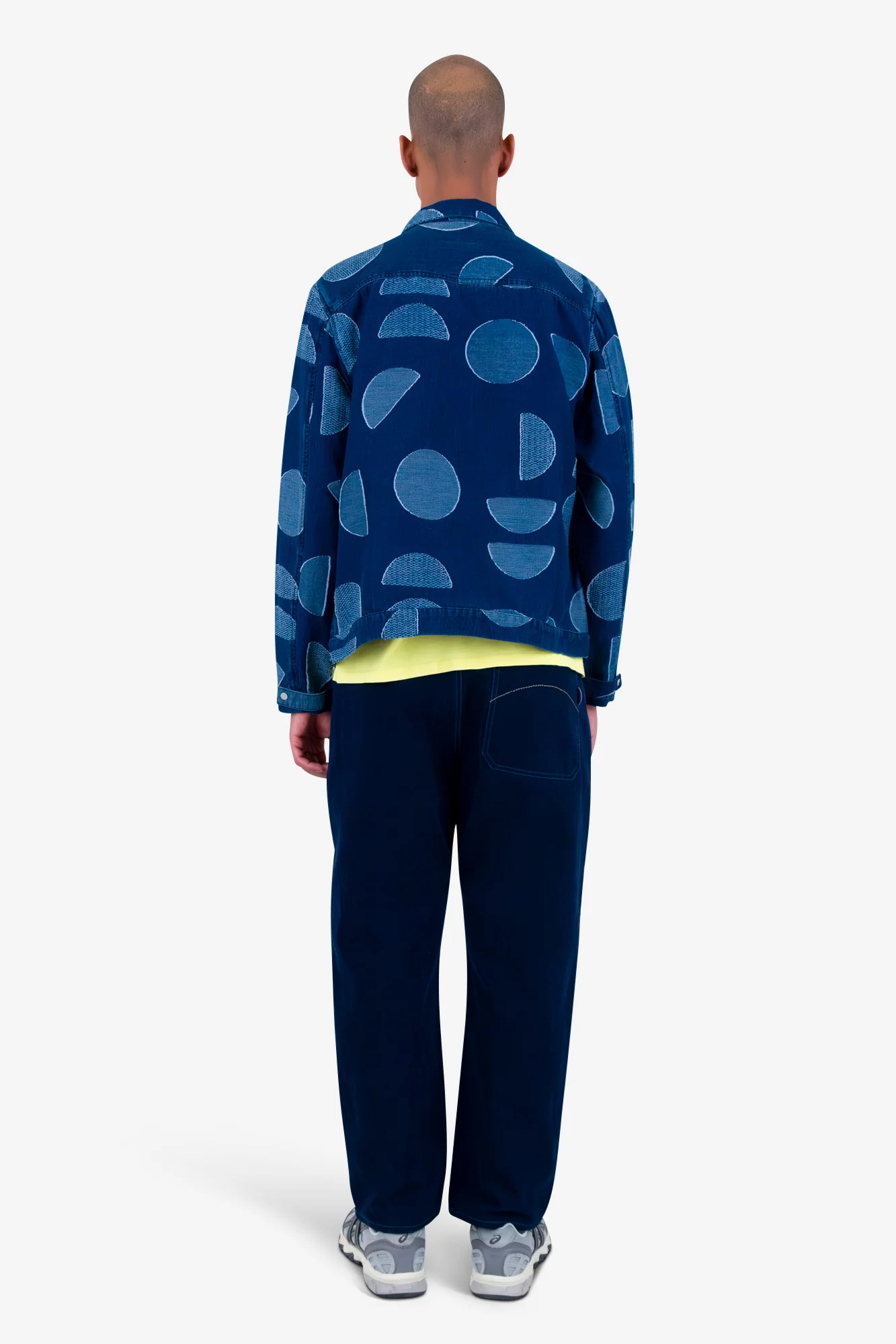 Signal Blouson - Indigo Circle Jacquard - Image 11