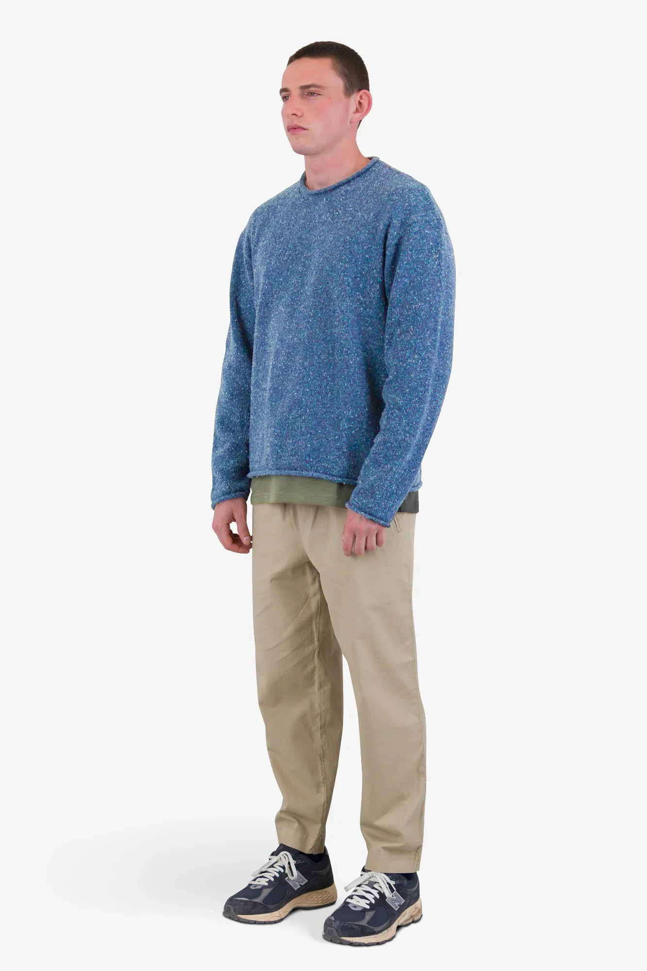 Slouch Crew - Soft Navy - Image 3