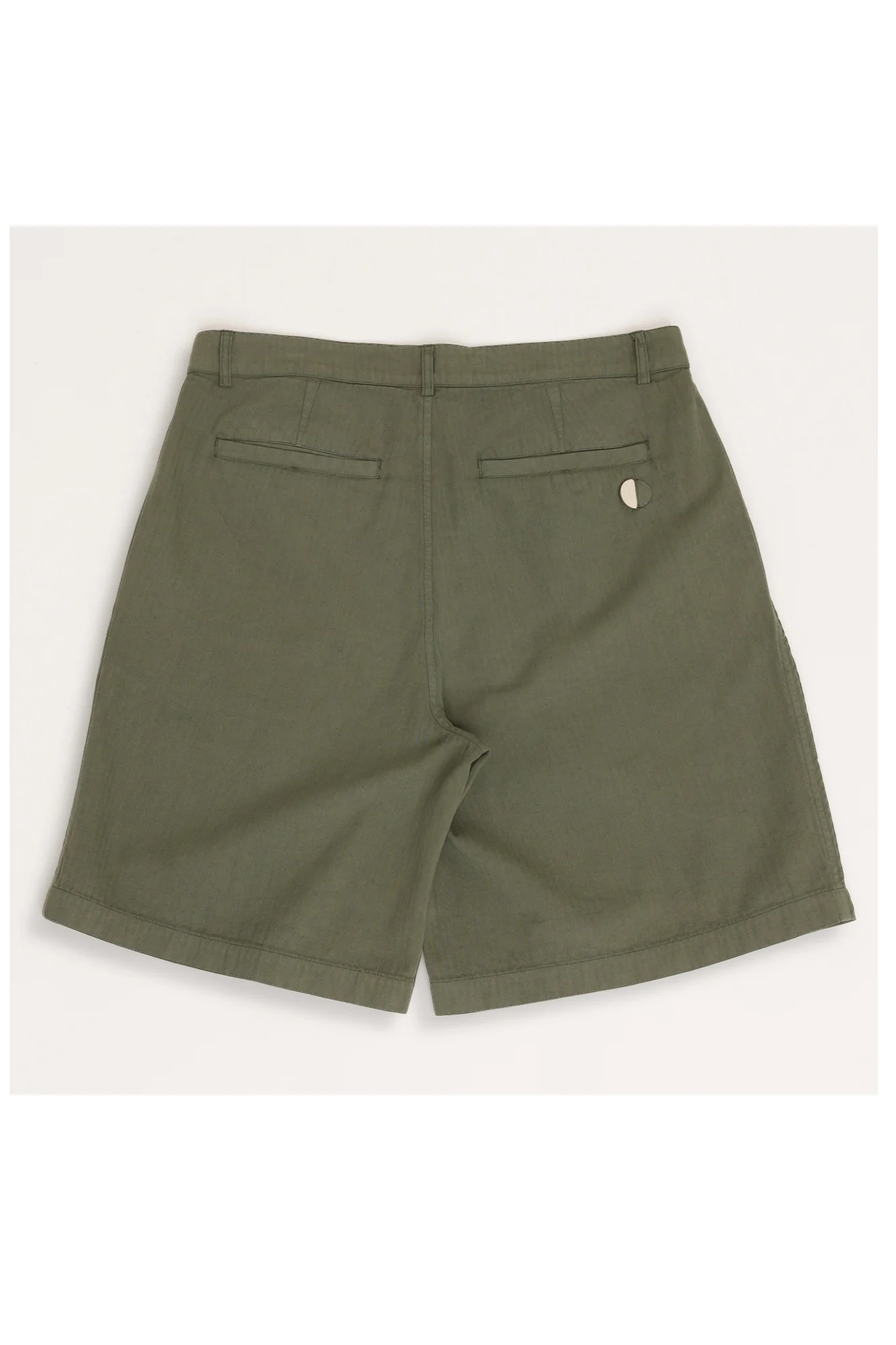 Wide Fit Short - Dark Sage Herringbone - Image 10