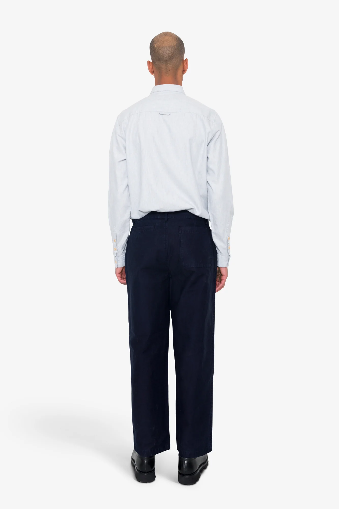 Wide Fit Trouser - Ink - Image 4