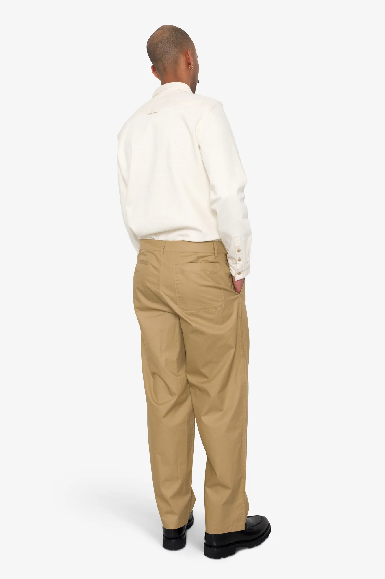 Wide Fit Trouser - Sand - Image 7